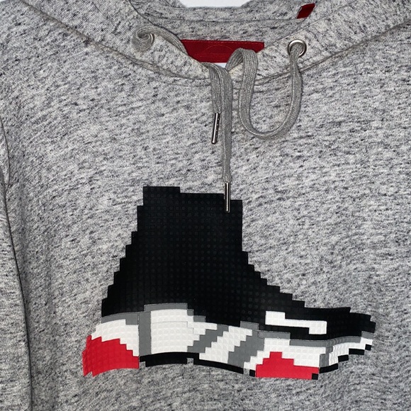 Mostly Heard Rarely Seen, 8-Bit 3D Graphic Balenciaga Speed Runner Logo Hoodie - Picture 3 of 6